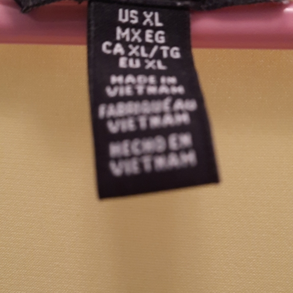 Ellen Tracy neon yellow top XL - Picture 2 of 3